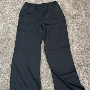 Satin Black Pants